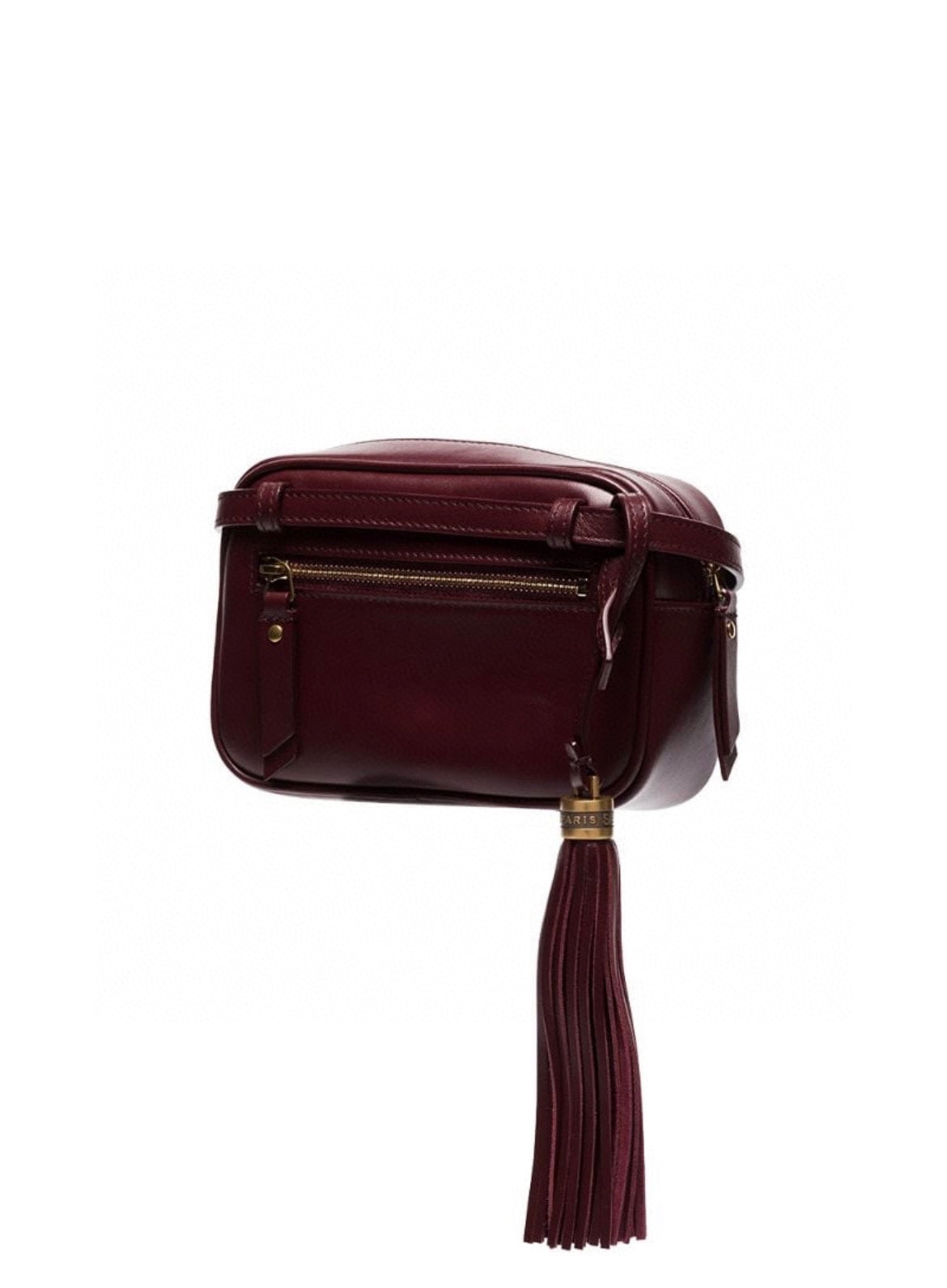 Saint Laurent Lou Quilted Leather Camera Bag - Burgundy