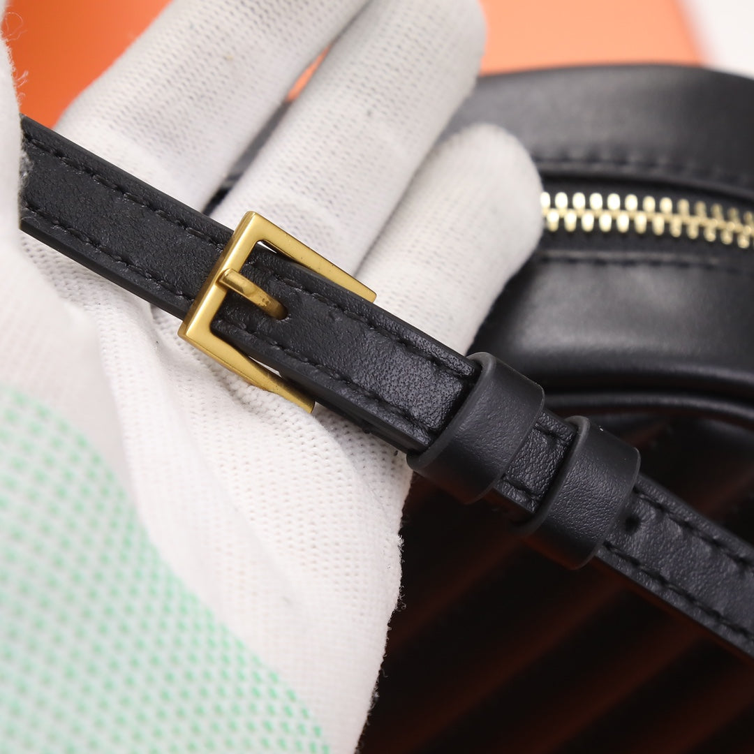 Saint Laurent Lou Baby Quilted Leather Crossbody Bag - Black