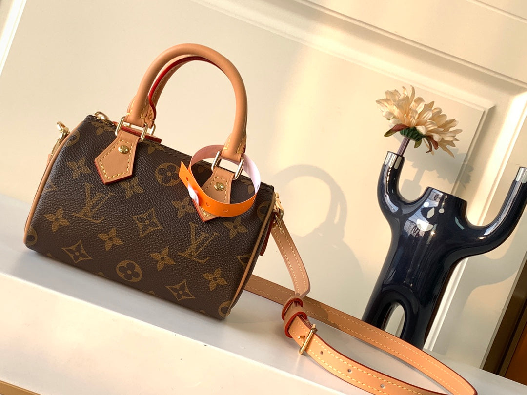 Louis Vuitton Nano Speedy Monogram Canvas Mini Top Handle Bag