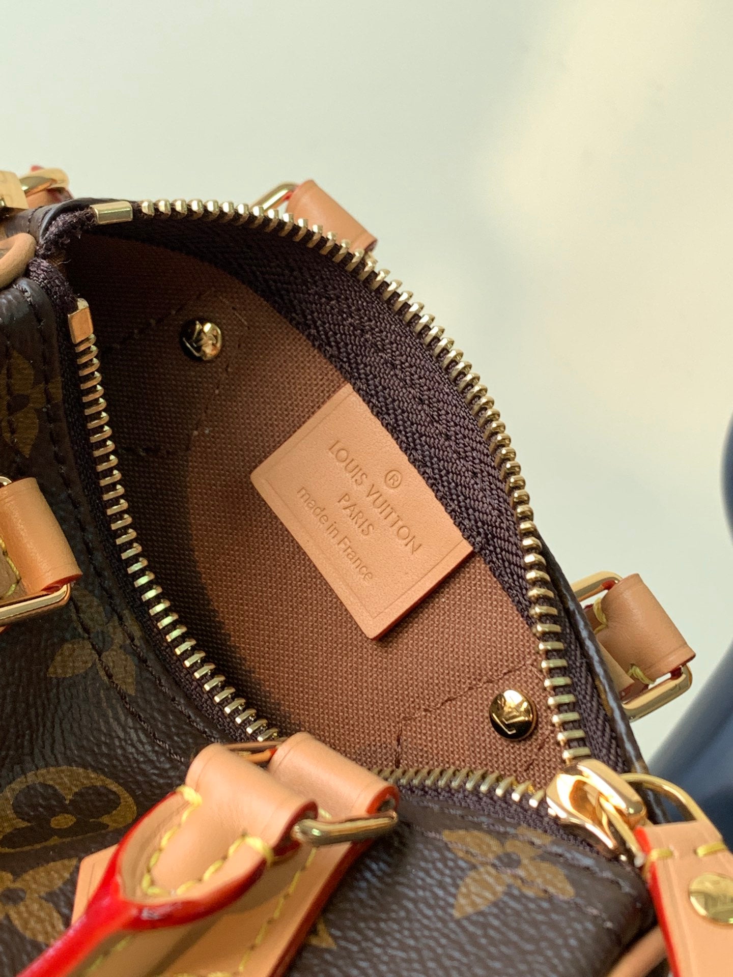 Louis Vuitton Nano Speedy Monogram Canvas Mini Top Handle Bag