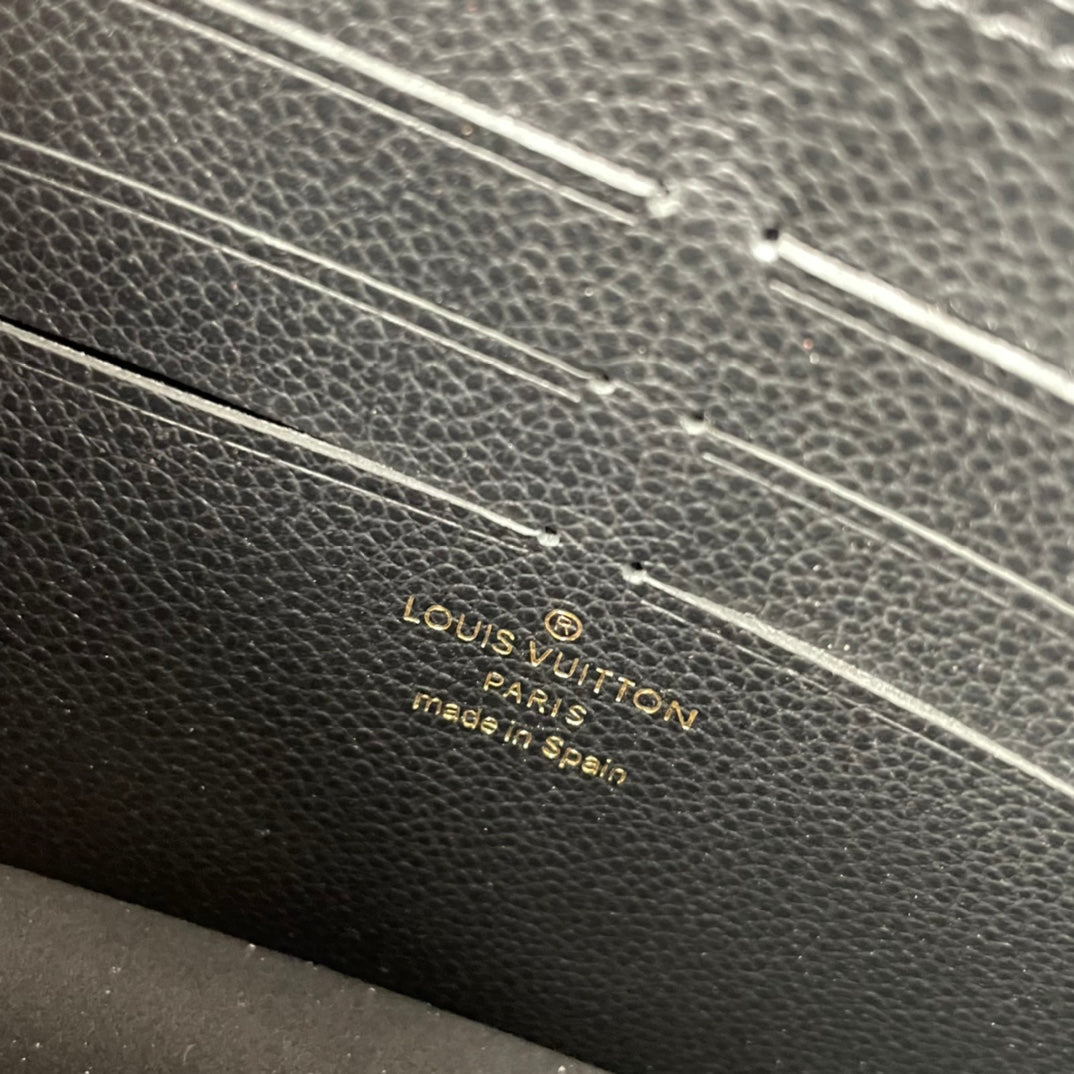 Louis Vuitton Vavin Chain Wallet Monogram Empreinte Leather Noir