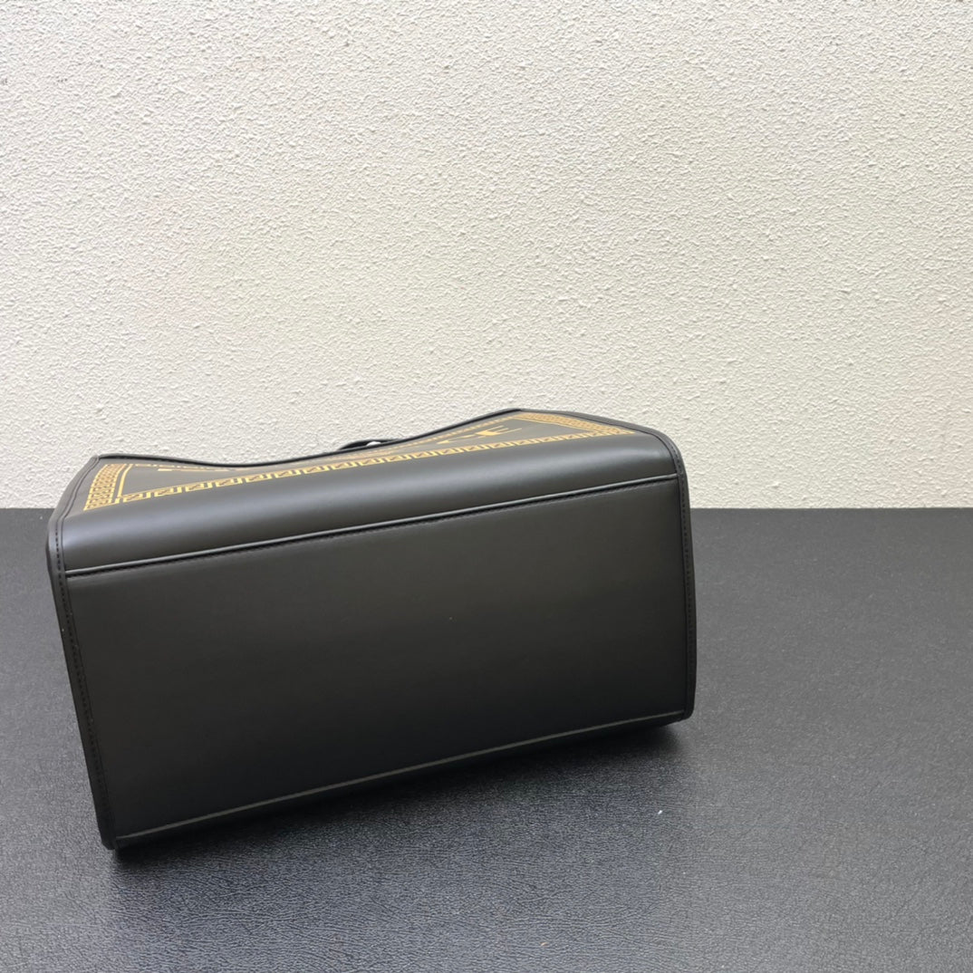 Fendi x Versace Fendace Sunshine Medium Shopper Bag - Black &amp; Gold