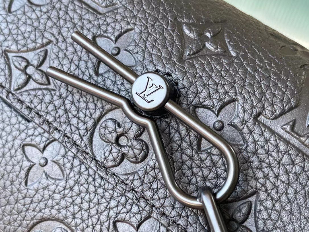 Louis Vuitton Mini Soft Trunk Monogram Taurillon Leather Black