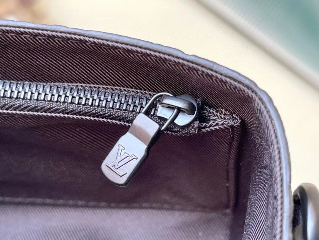 Louis Vuitton Mini Soft Trunk Monogram Taurillon Leather Black