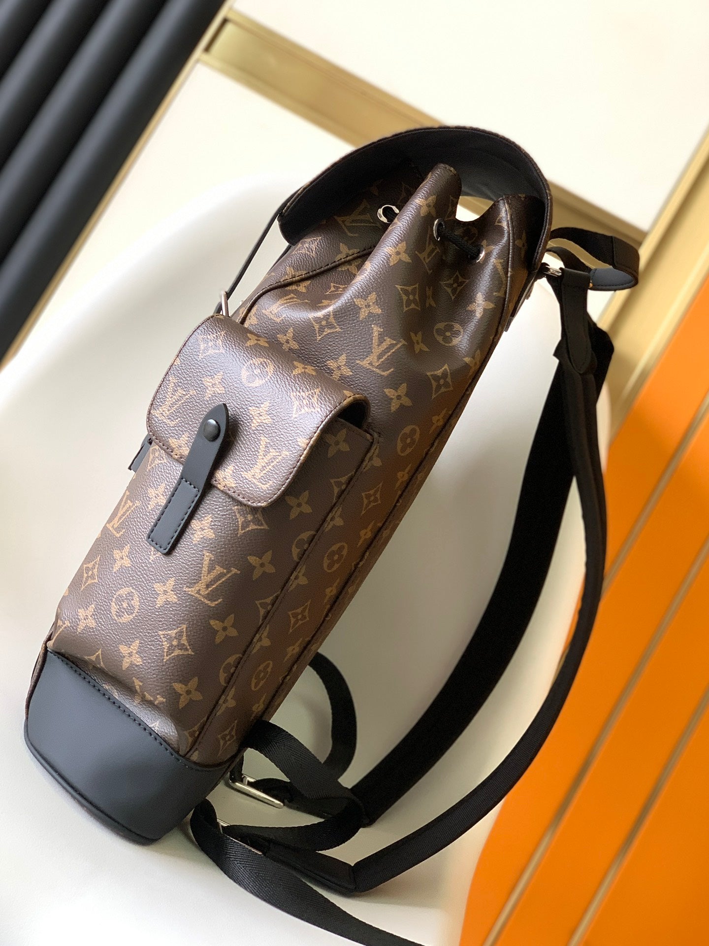 Louis Vuitton Christopher PM Backpack Monogram Macassar Canvas