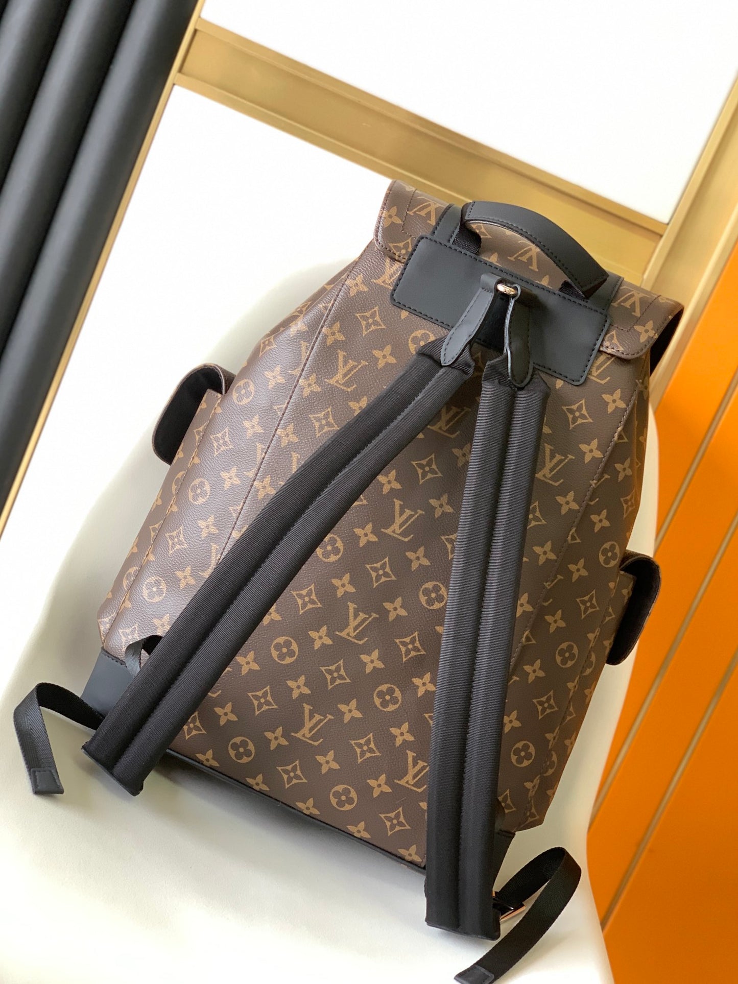 Louis Vuitton Christopher PM Backpack Monogram Macassar Canvas