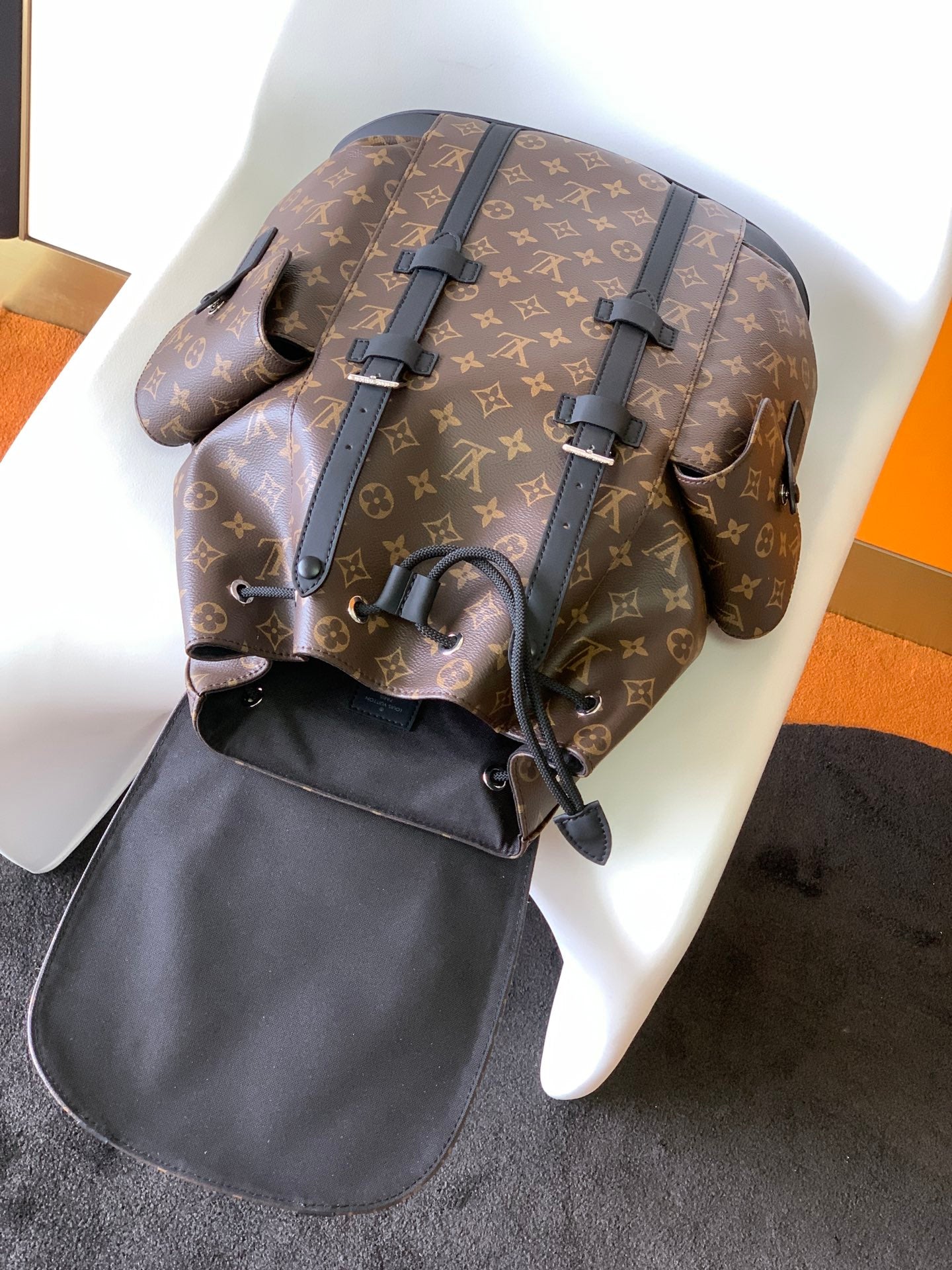 Louis Vuitton Christopher PM Backpack Monogram Macassar Canvas