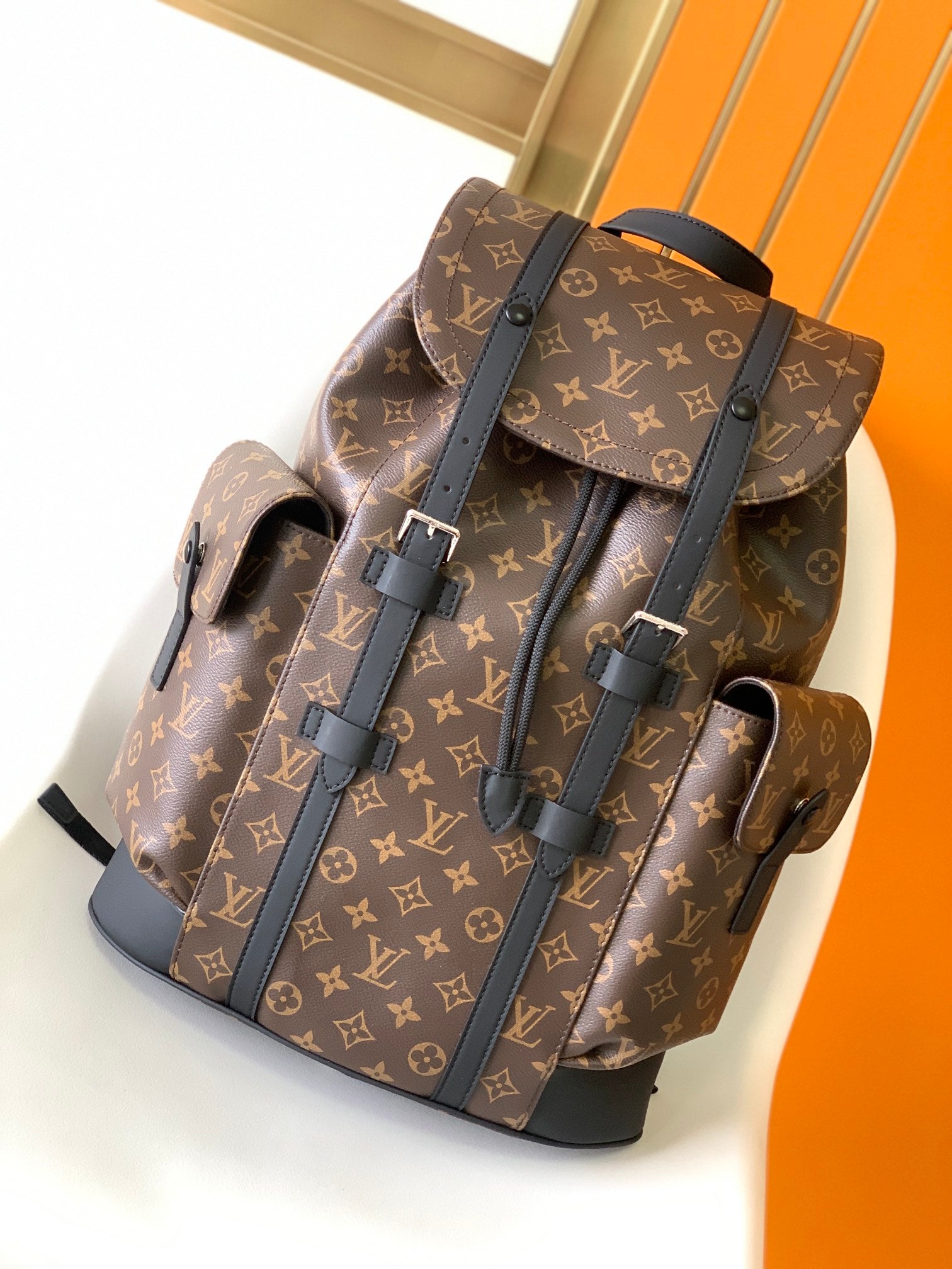 Louis Vuitton Christopher PM Backpack Monogram Macassar Canvas