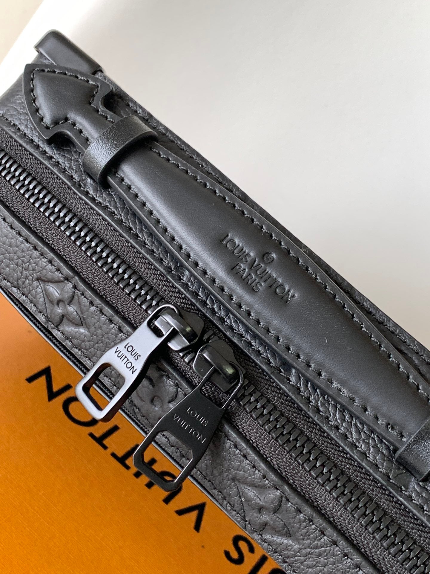 Louis Vuitton Soft Trunk Wallet Monogram Taurillon Leather Black