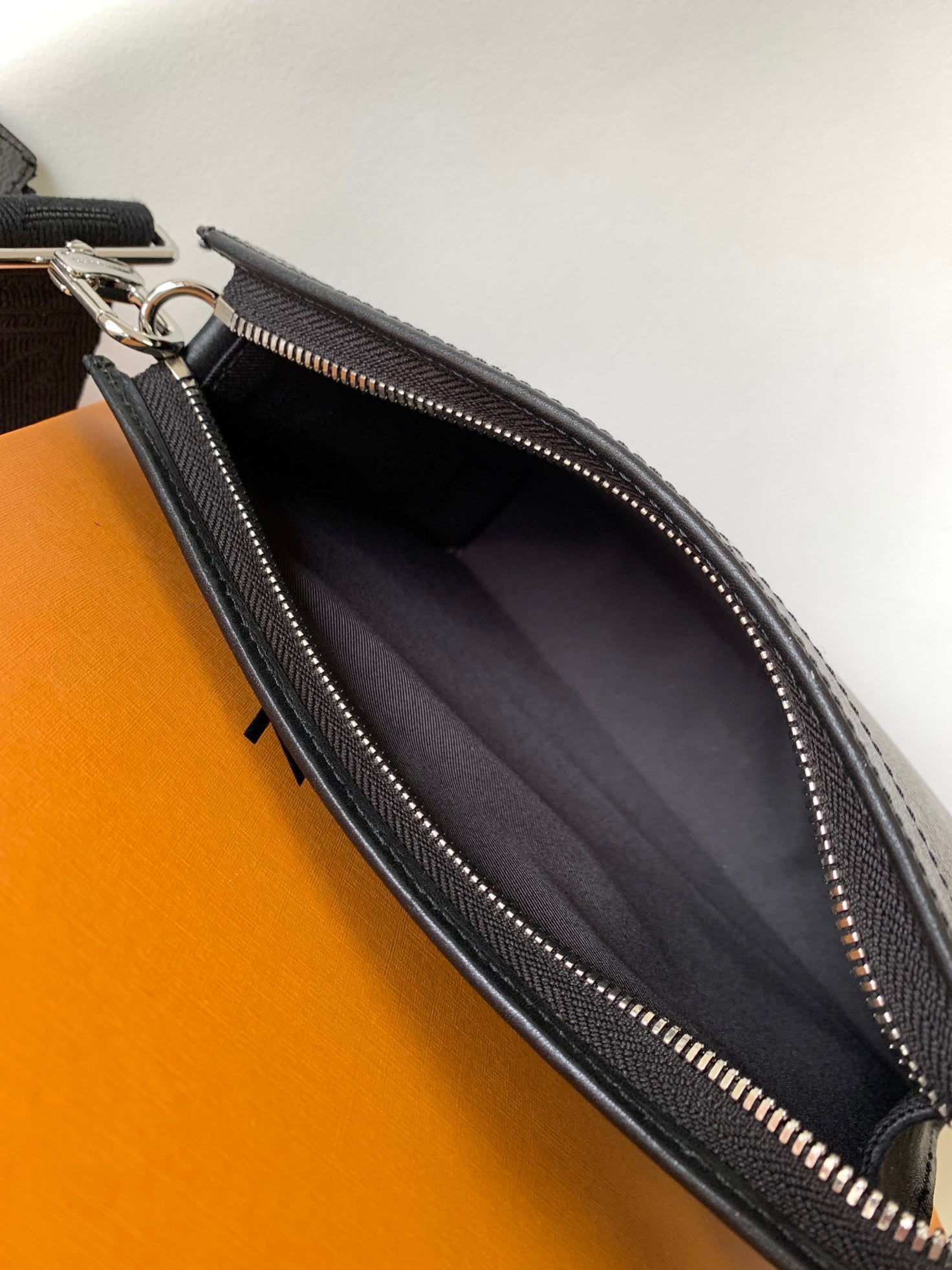 Louis Vuitton Monogram Eclipse Trunk Messenger Bag - Black/Grey Canvas