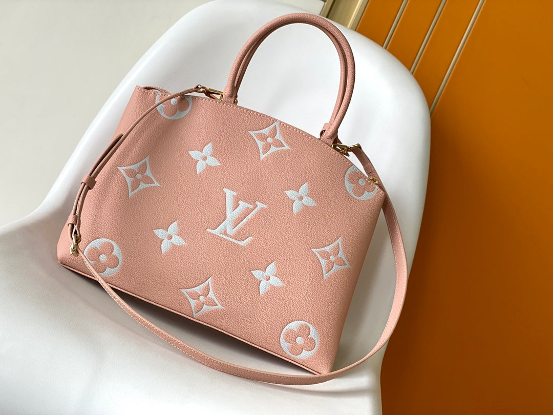 Louis Vuitton Montaigne BB Monogram Empreinte Leather - Rose Trianon / Crème