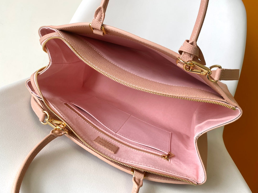 Louis Vuitton Montaigne BB Monogram Empreinte Leather - Rose Trianon / Crème