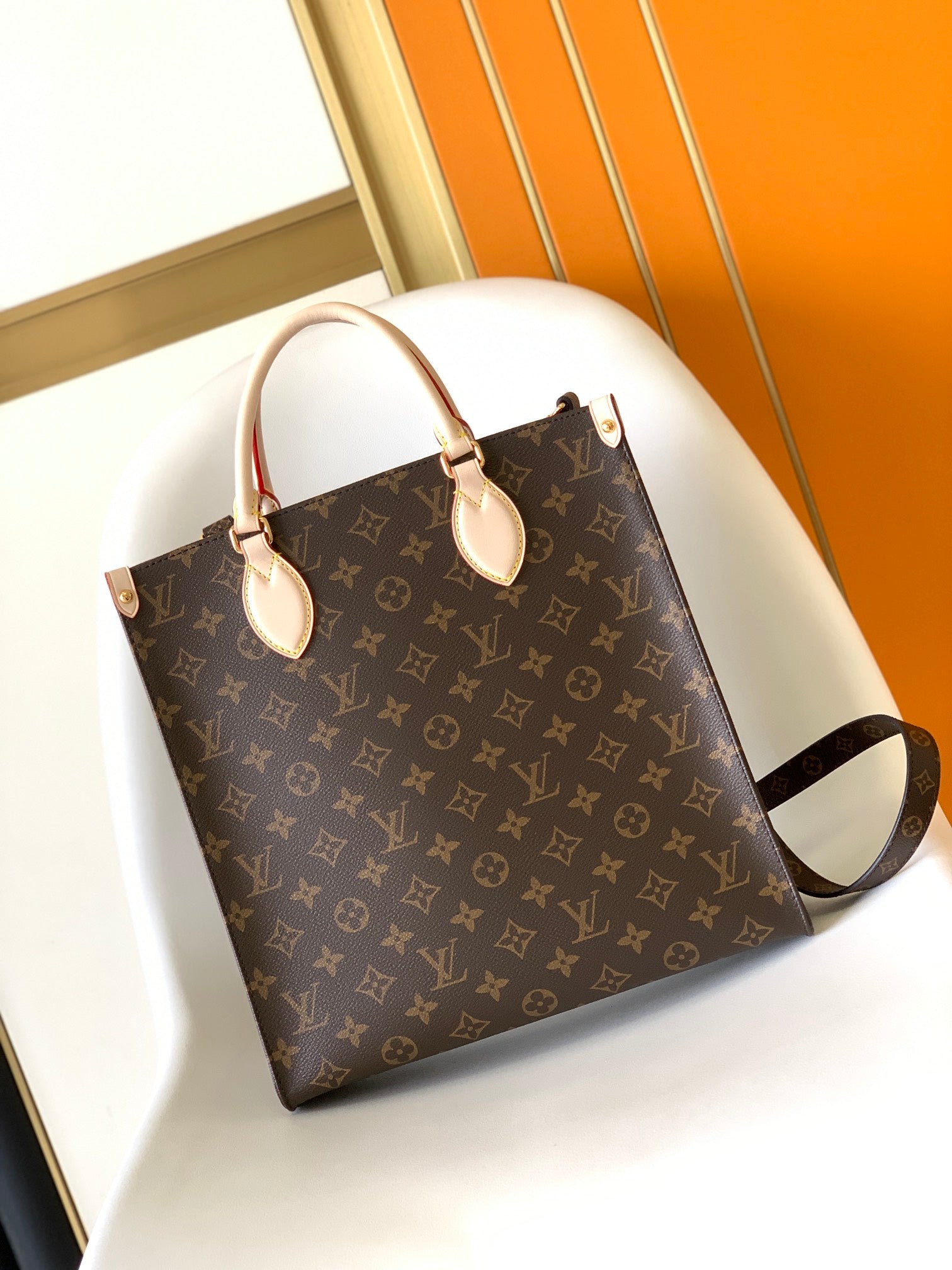 Louis Vuitton Monogram Canvas Petit Palais Tote Bag - Brown
