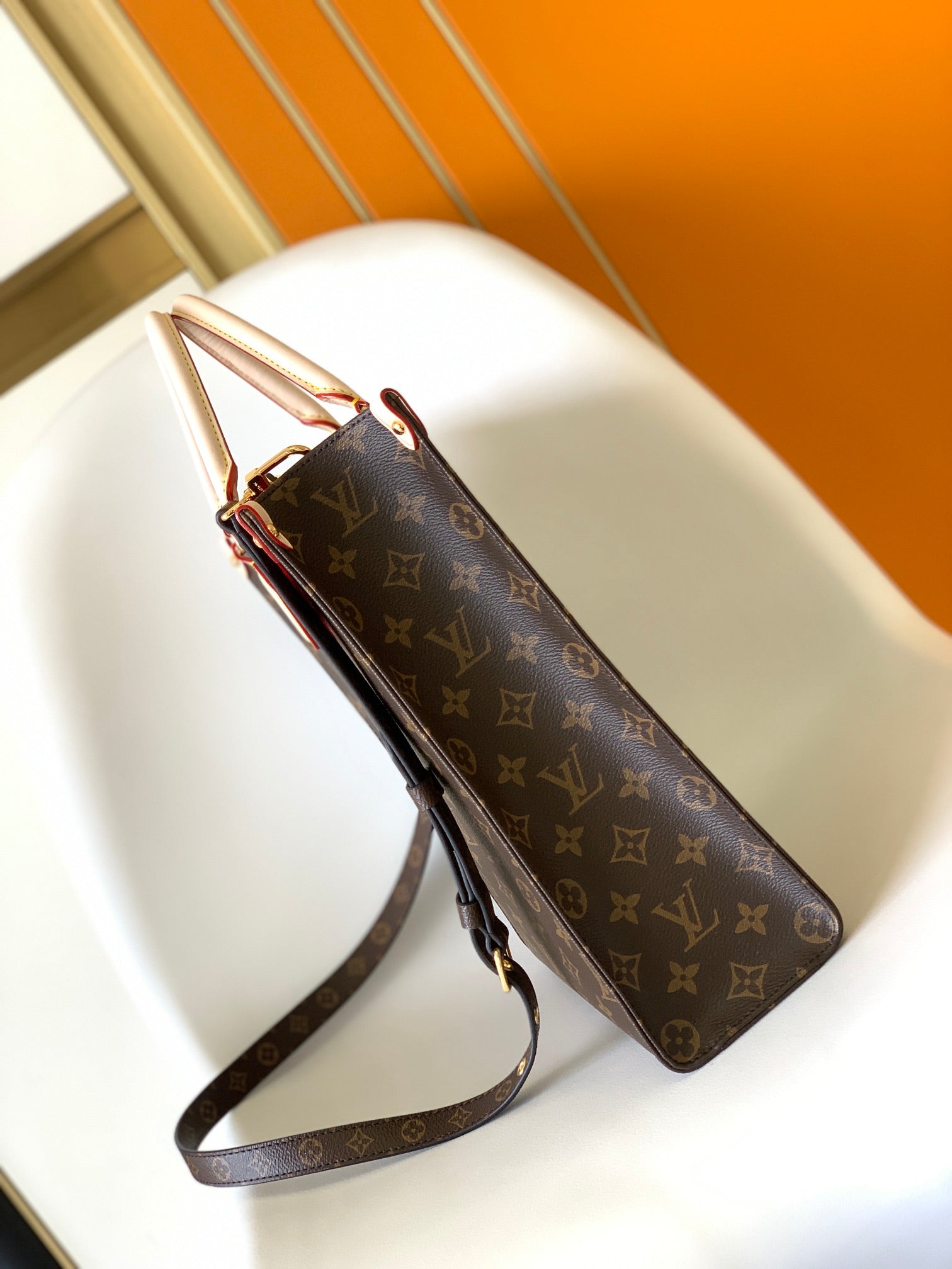 Louis Vuitton Monogram Canvas Petit Palais Tote Bag - Brown