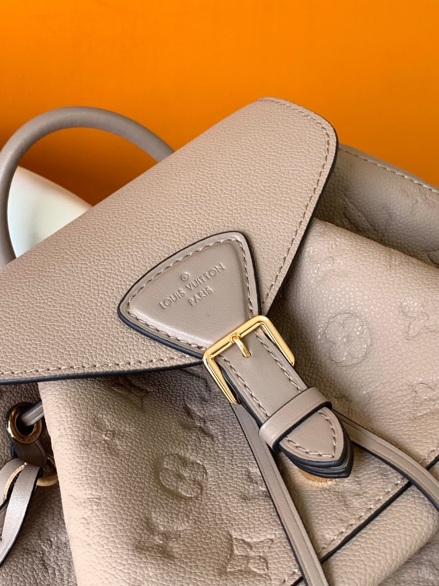Louis Vuitton Montsouris PM Monogram Empreinte Leather Backpack - Turtledove