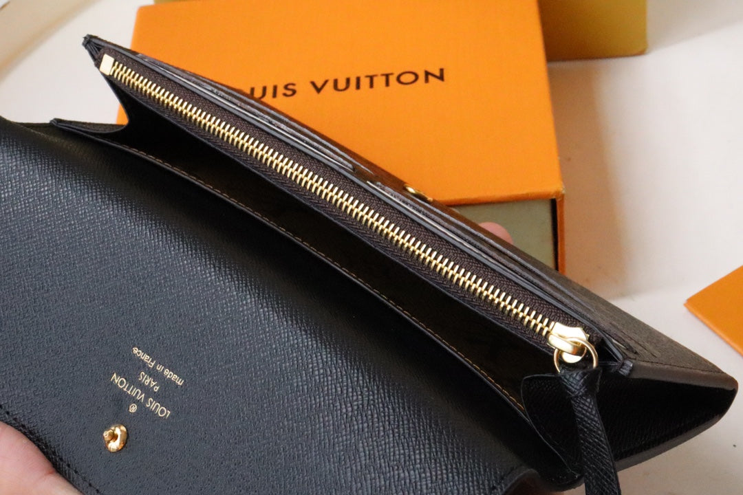Louis Vuitton Sarah Wallet Monogram and Monogram Reverse Canvas
