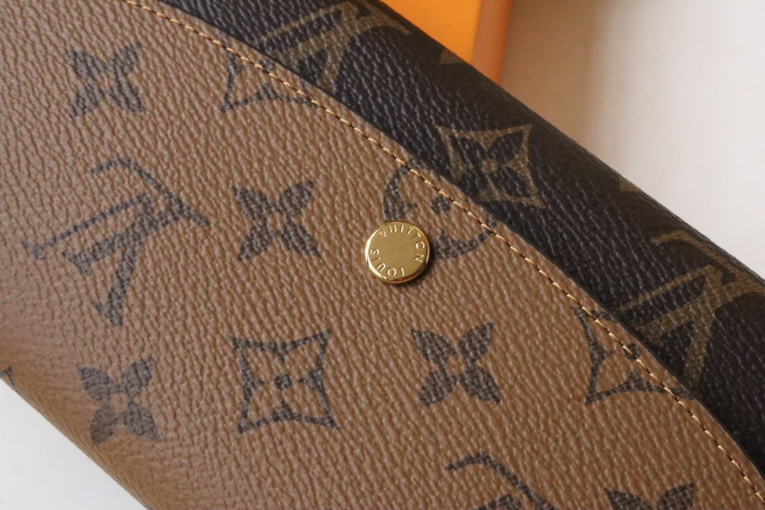 Louis Vuitton Sarah Wallet Monogram and Monogram Reverse Canvas