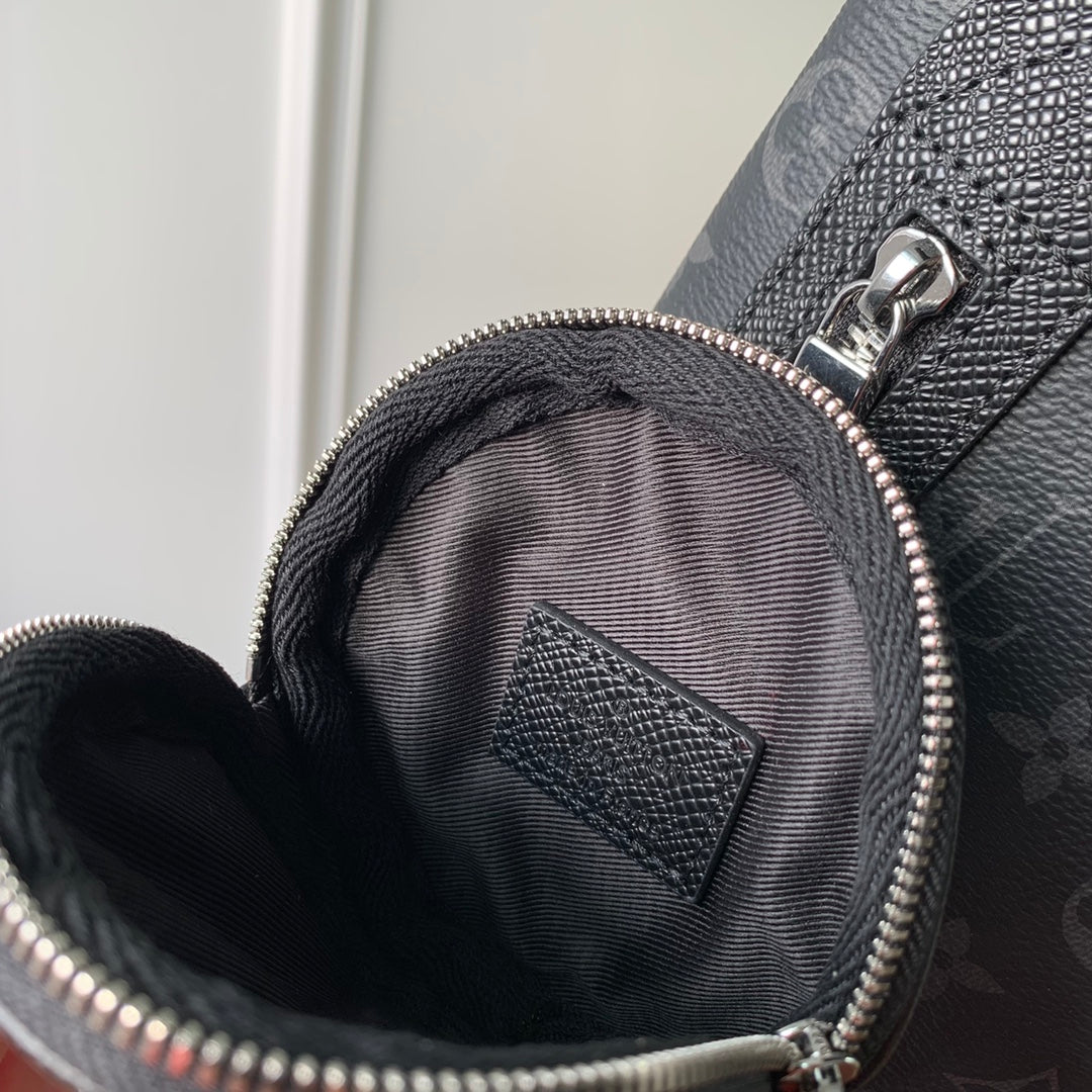 Louis Vuitton Duo Sling Bag - Monogram Eclipse Canvas - Men's Crossbody Bag