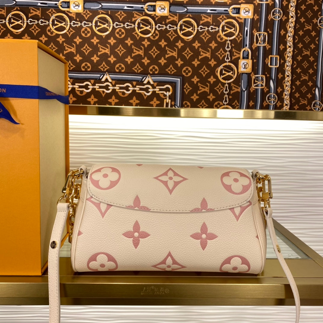 Louis Vuitton Monogram Empreinte Giant Pochette Métis East West Bag - Beige/Pink
