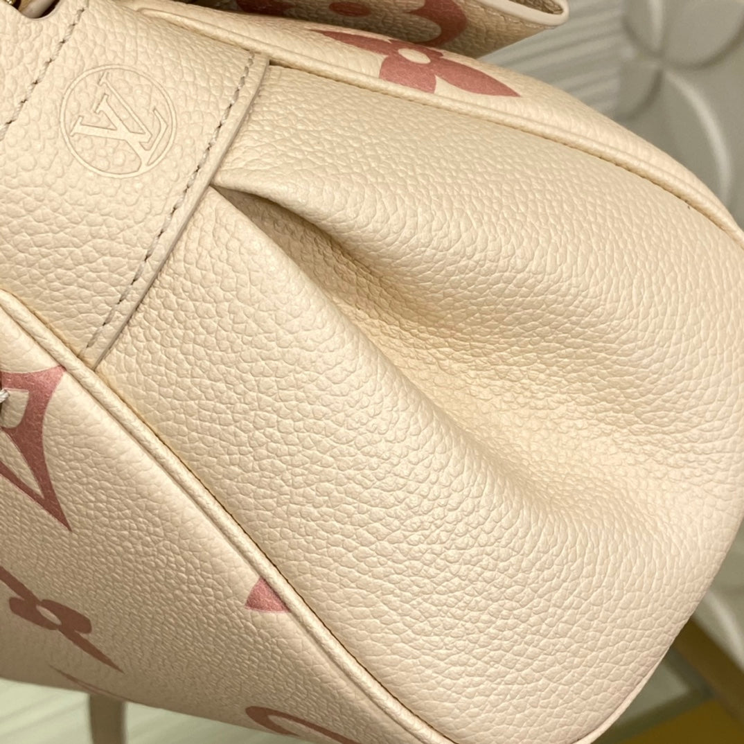 Louis Vuitton Monogram Empreinte Giant Pochette Métis East West Bag - Beige/Pink