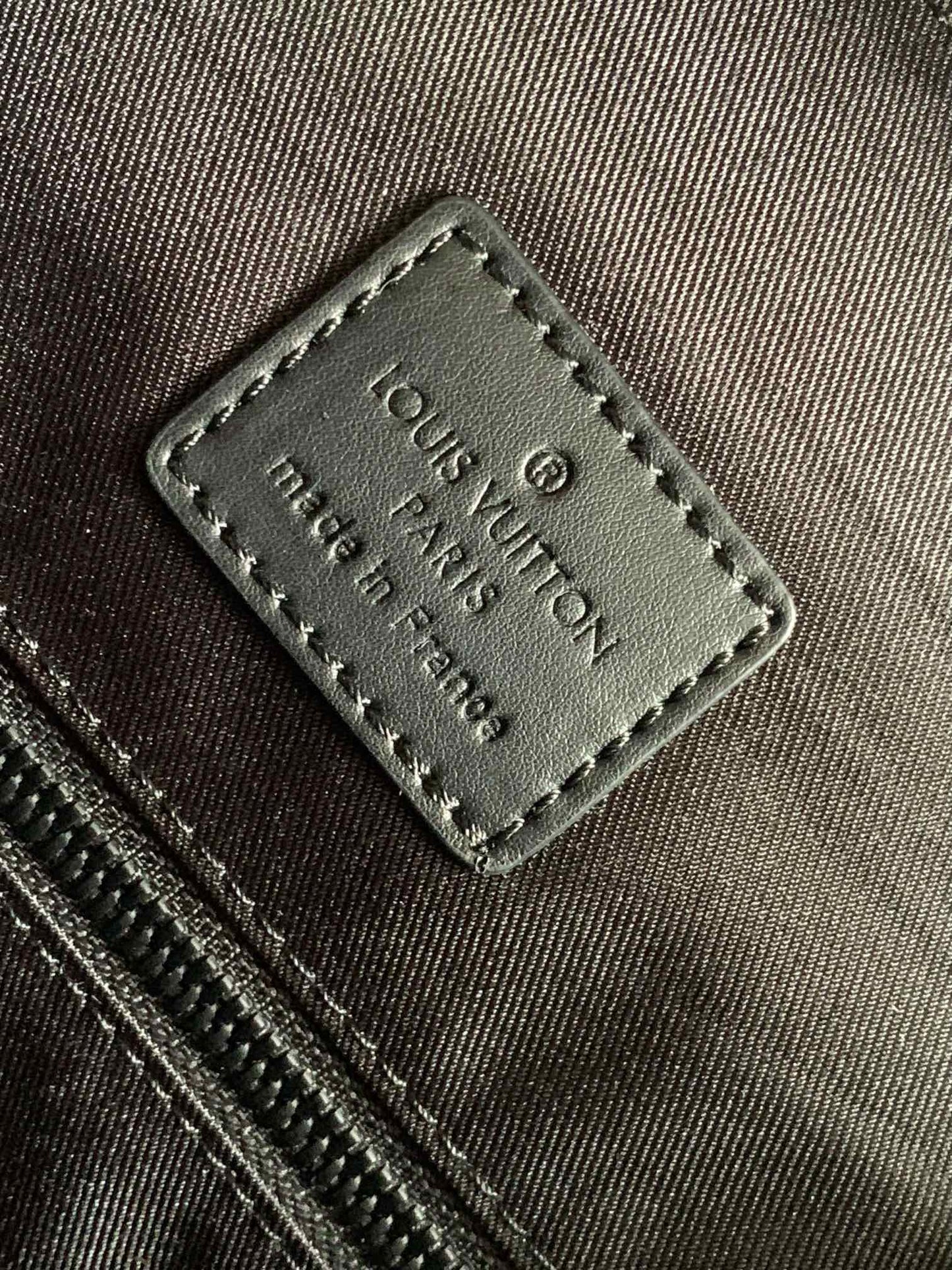 Louis Vuitton Christopher PM Monogram Shadow Black Leather Backpack