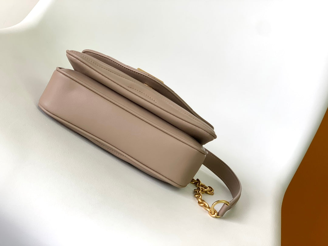 Louis Vuitton New Wave Chain Bag PM - Taupe Quilted Calf Leather