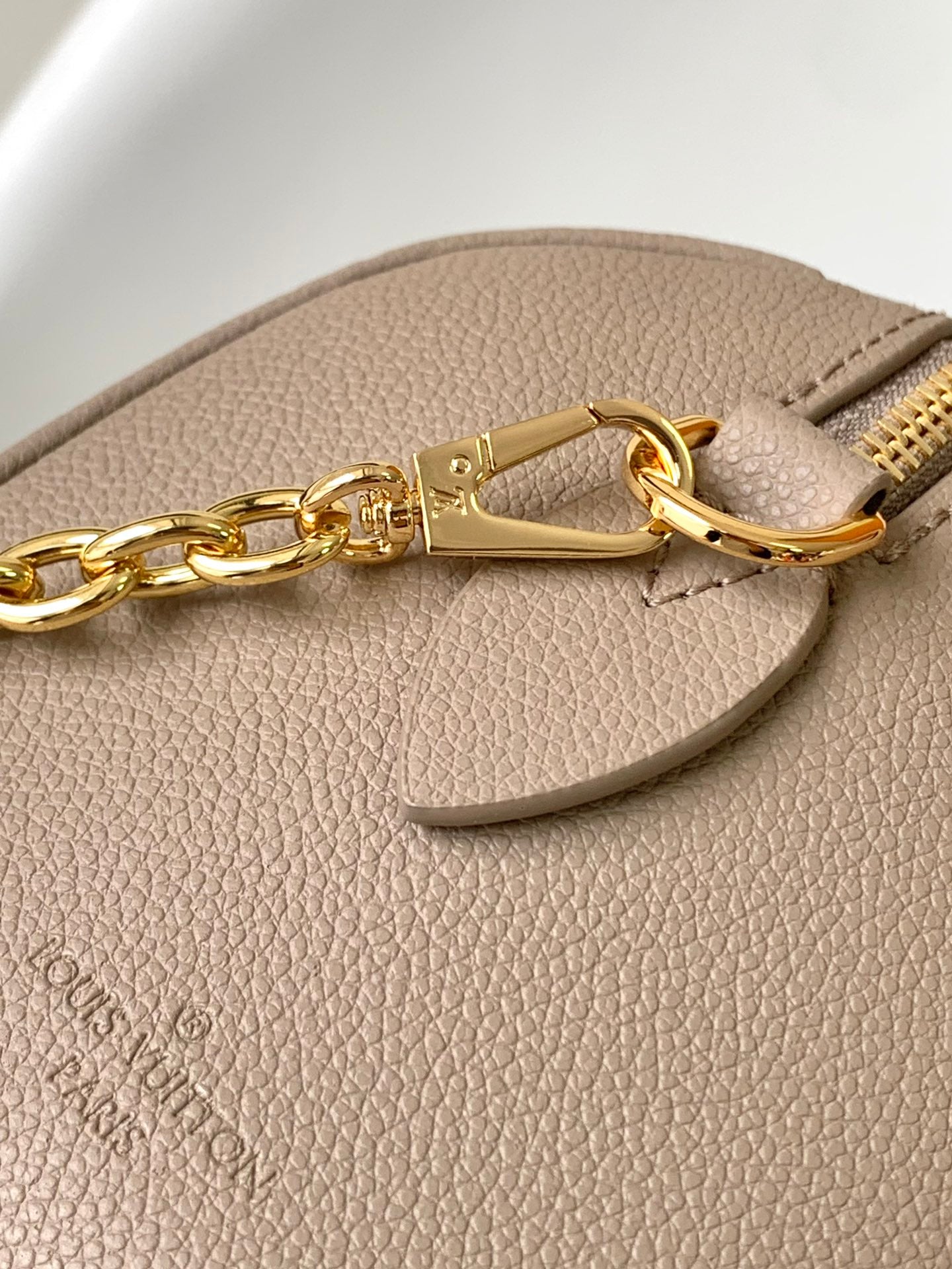 Louis Vuitton Nano Speedy Monogram Empreinte Leather Handbag - Turtledove/Cream