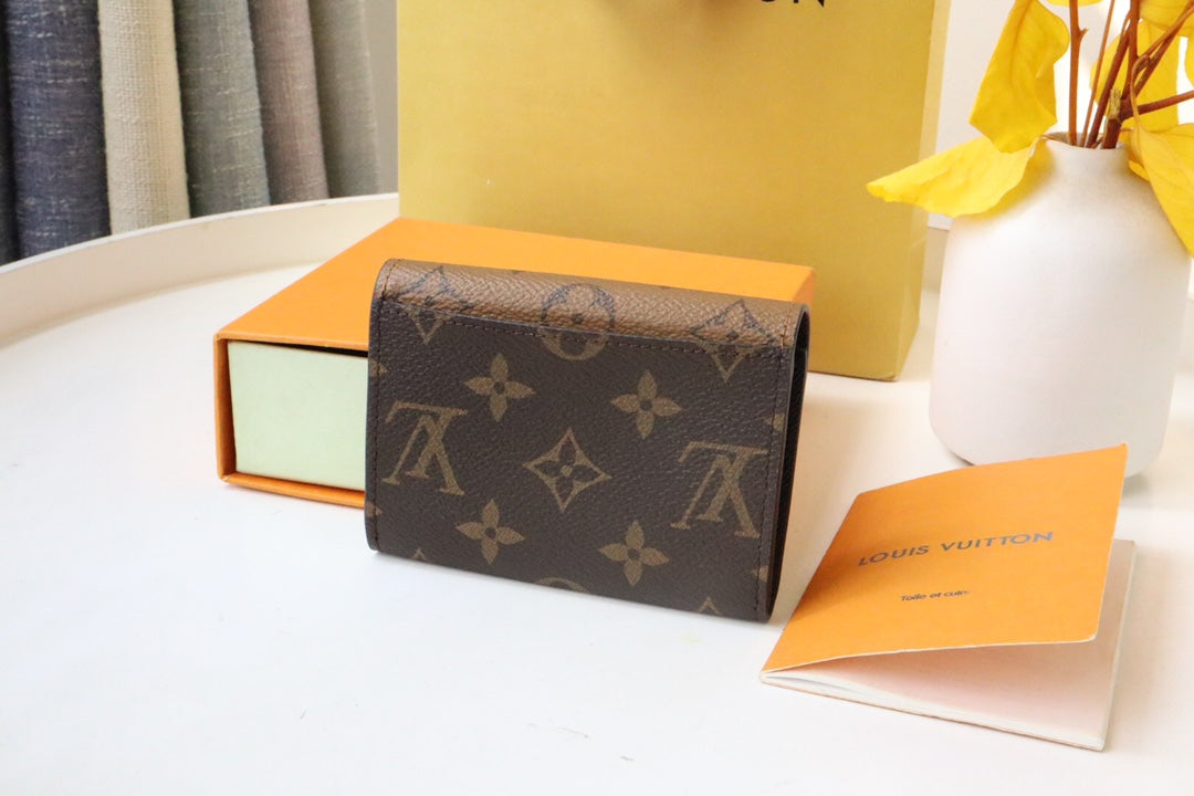 Louis Vuitton Monogram Canvas Rosalie Coin Purse - Brown