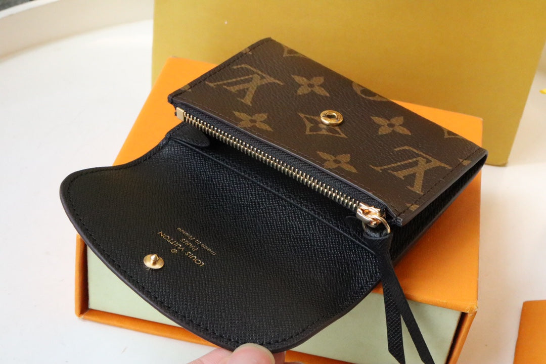 Louis Vuitton Monogram Canvas Rosalie Coin Purse - Brown