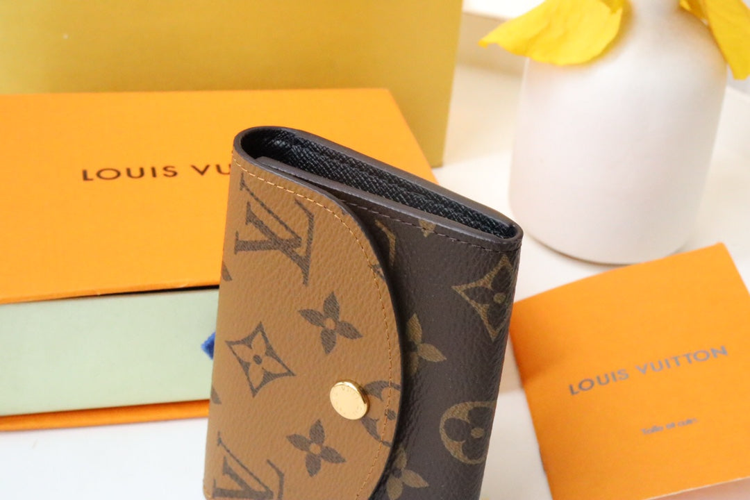 Louis Vuitton Monogram Canvas Rosalie Coin Purse - Brown
