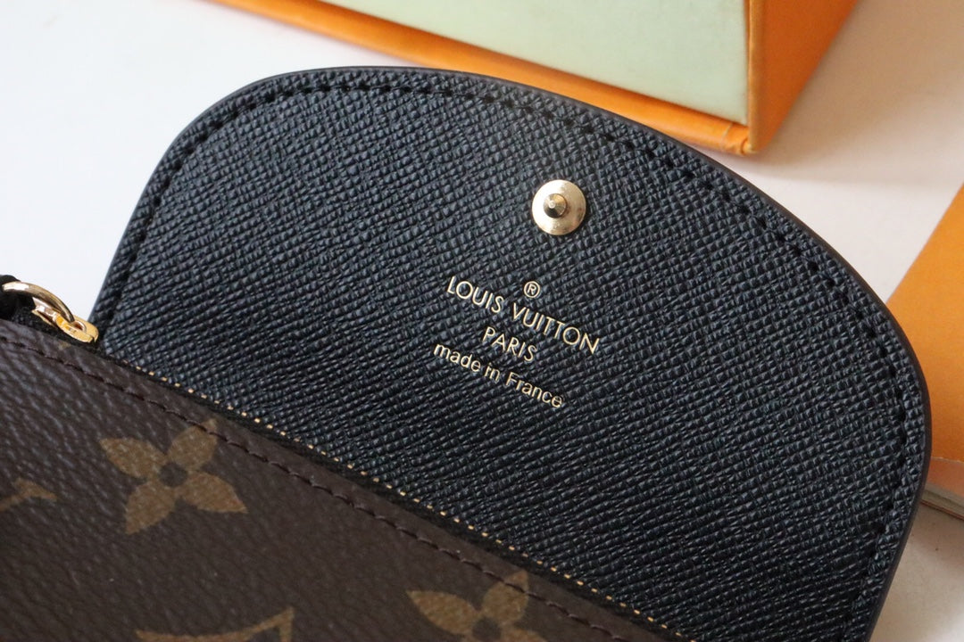 Louis Vuitton Monogram Canvas Rosalie Coin Purse - Brown