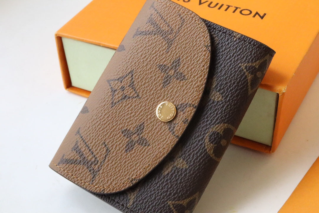 Louis Vuitton Monogram Canvas Rosalie Coin Purse - Brown
