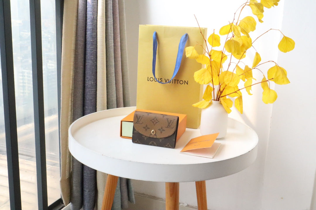 Louis Vuitton Monogram Canvas Rosalie Coin Purse - Brown