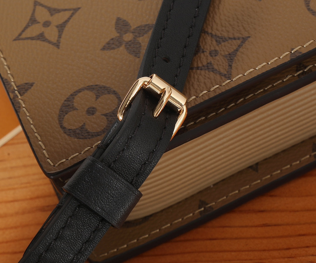 Louis Vuitton Valisette Tresor Monogram Reverse Canvas Crossbody Bag