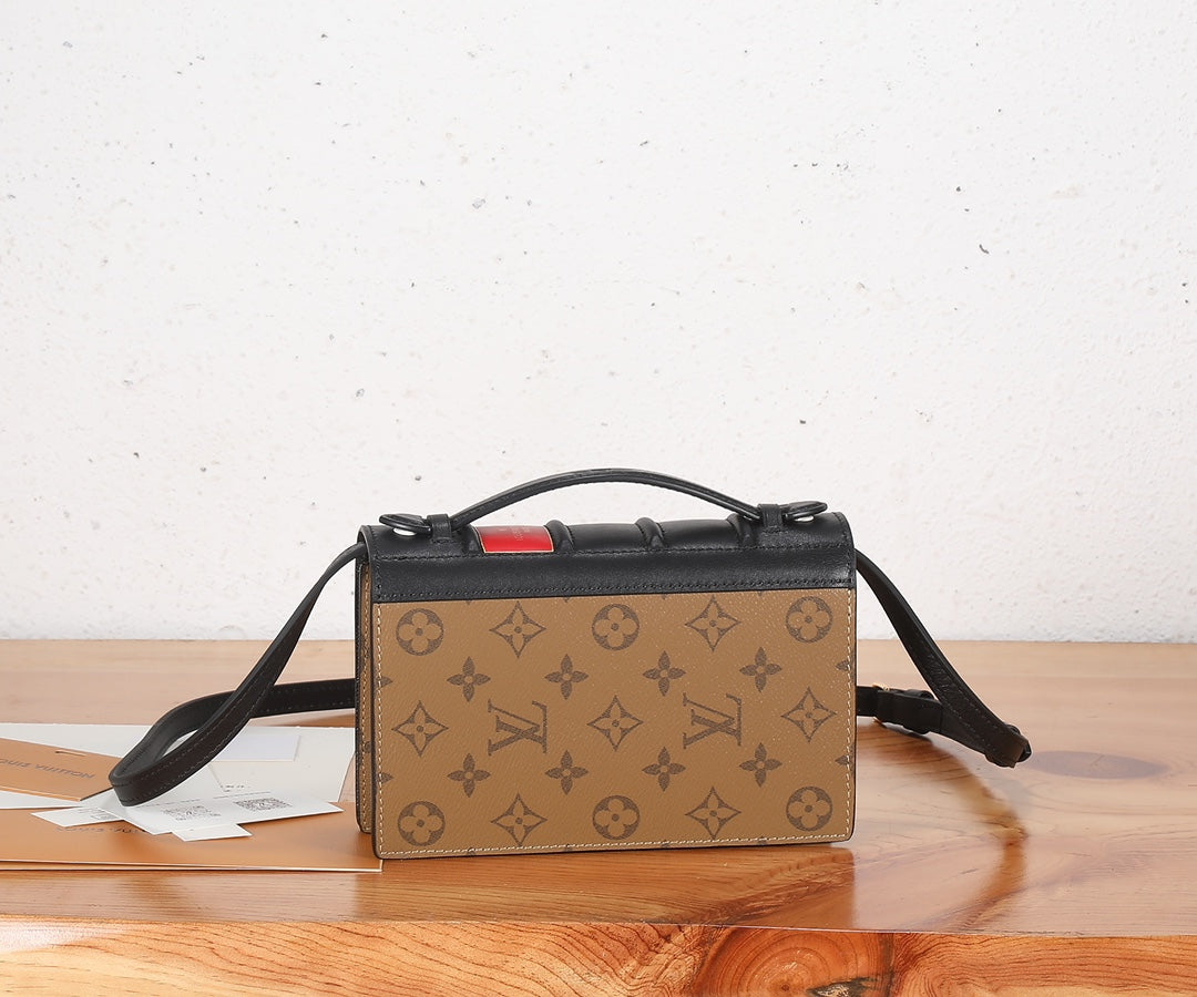 Louis Vuitton Valisette Tresor Monogram Reverse Canvas Crossbody Bag