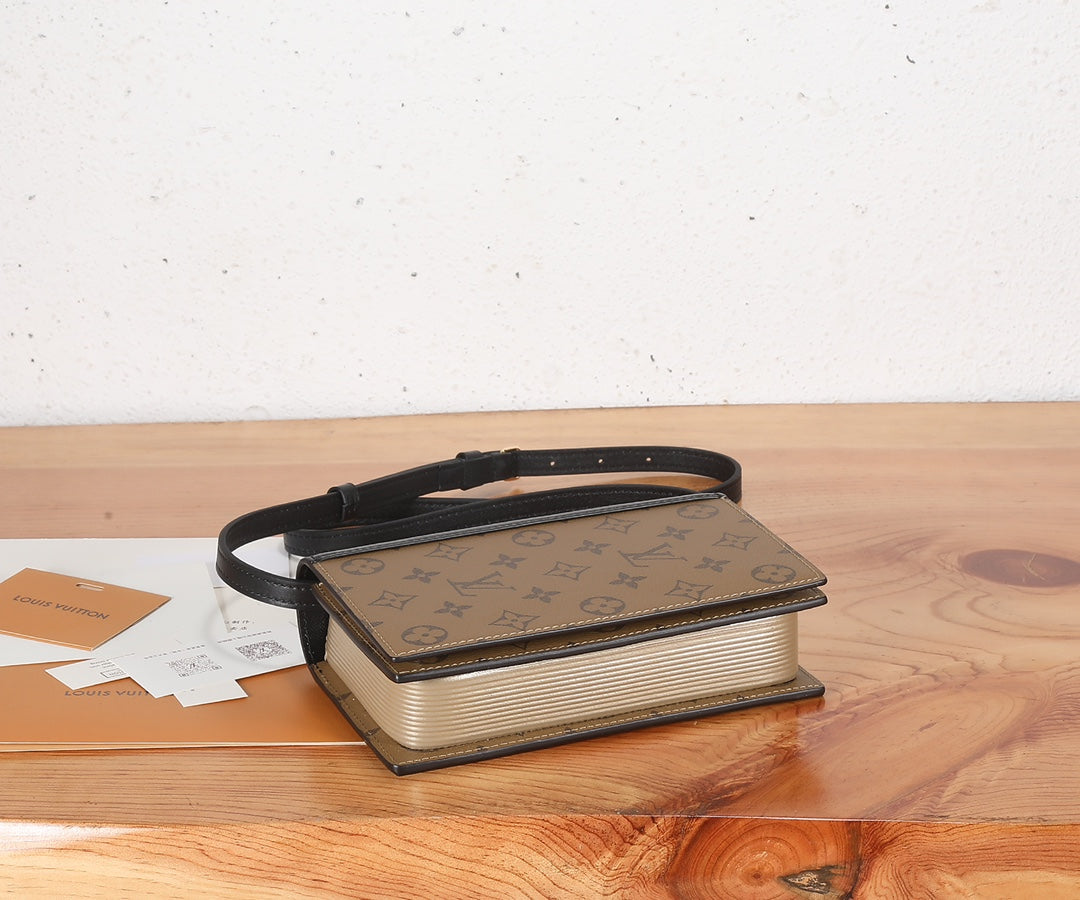 Louis Vuitton Valisette Tresor Monogram Reverse Canvas Crossbody Bag