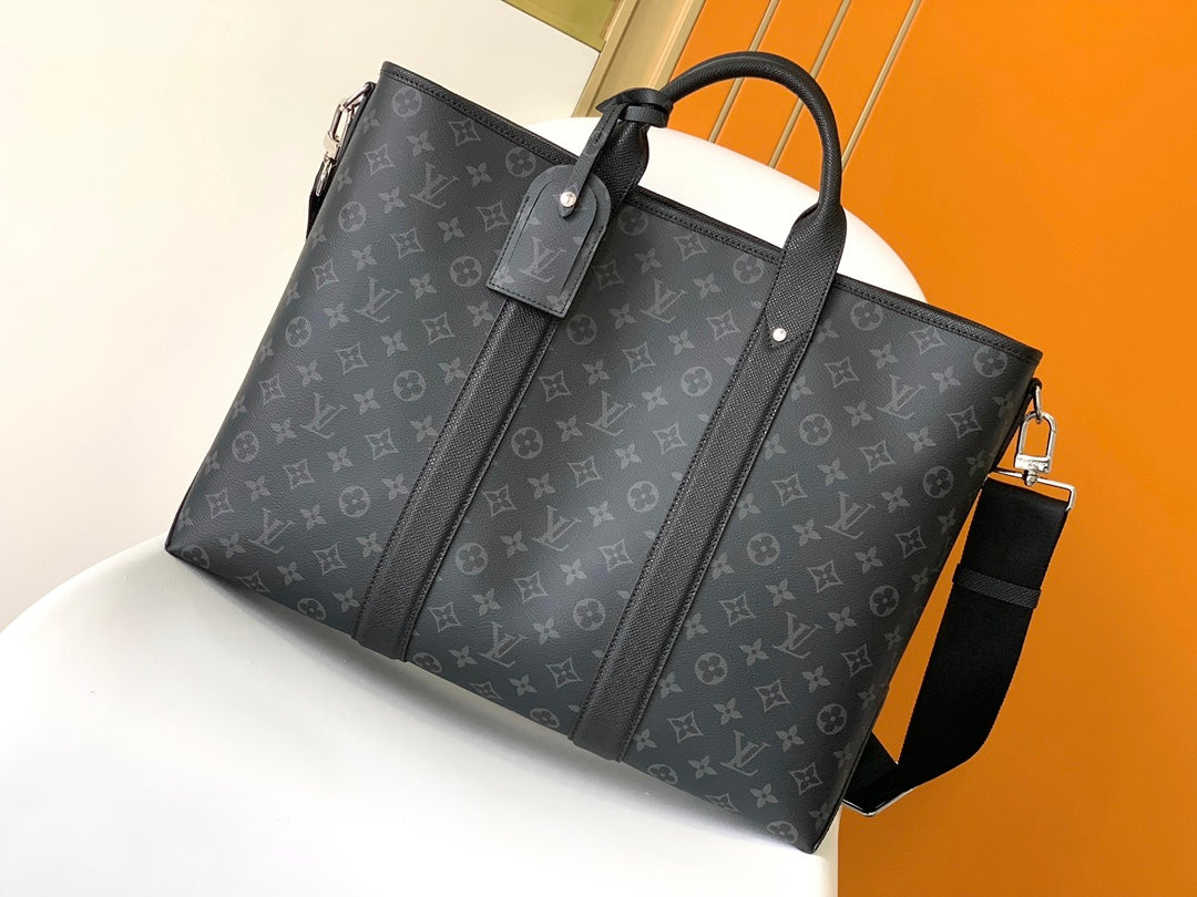 Louis Vuitton Explorer Briefcase Monogram Eclipse Canvas
