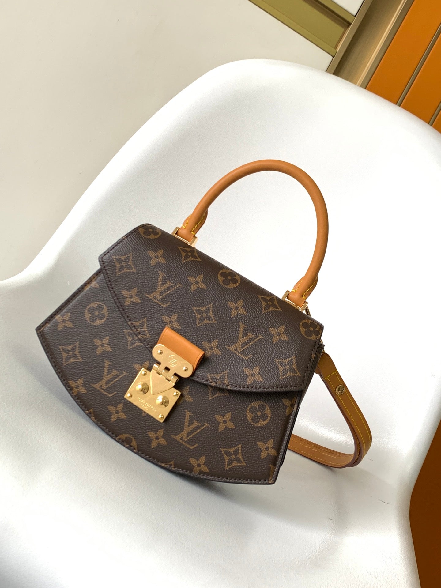 Louis Vuitton Tilcit Monogram Canvas Handbag - Brown