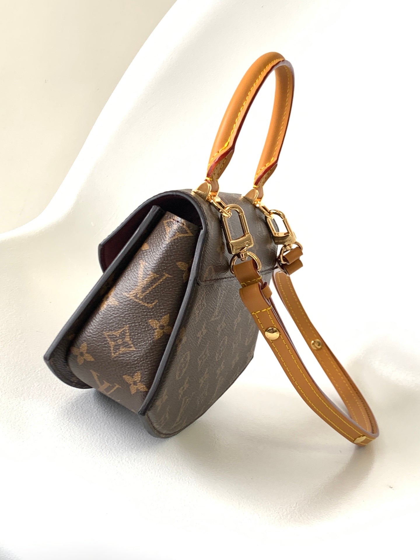 Louis Vuitton Tilcit Monogram Canvas Handbag - Brown