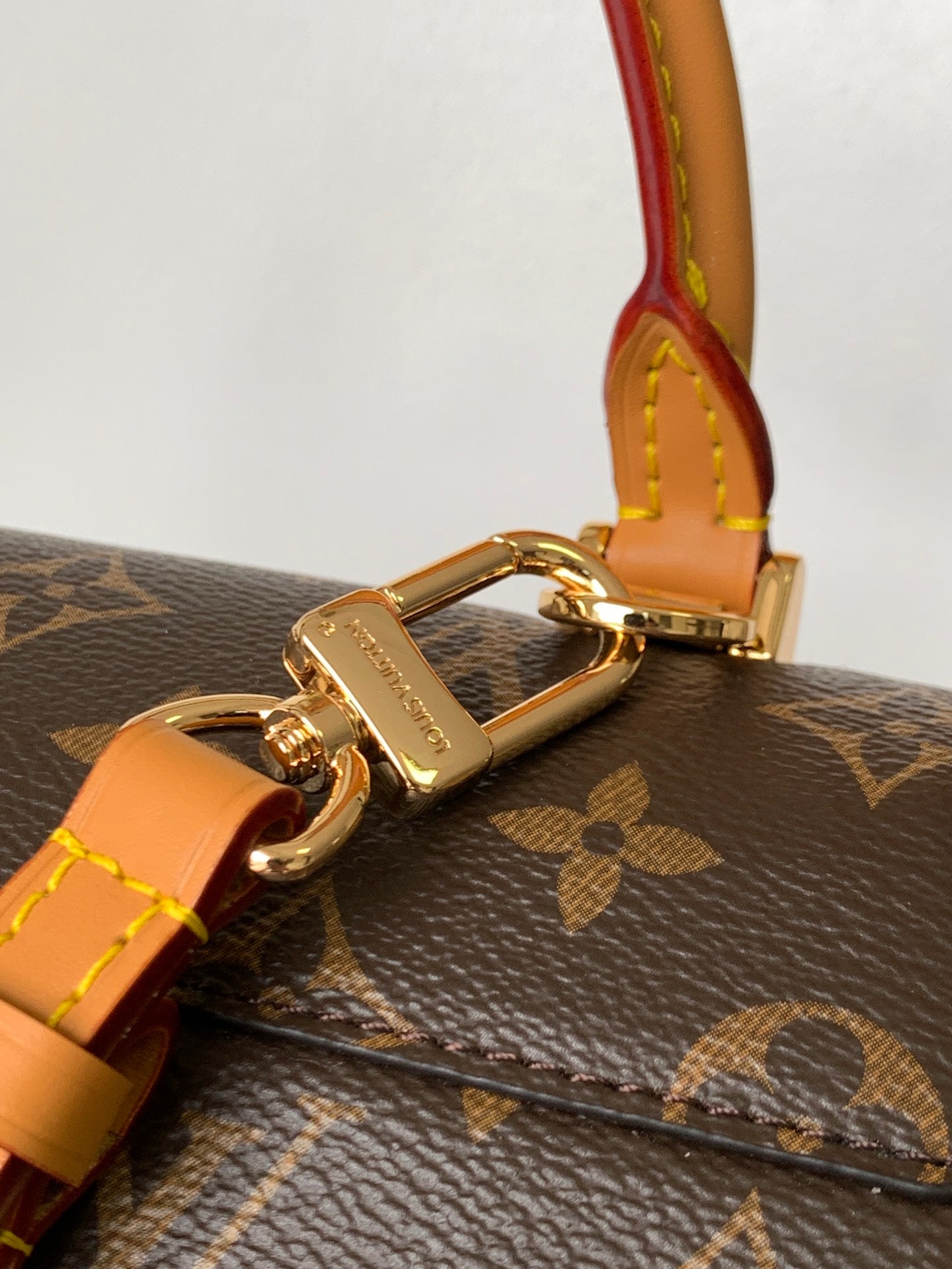 Louis Vuitton Tilcit Monogram Canvas Handbag - Brown