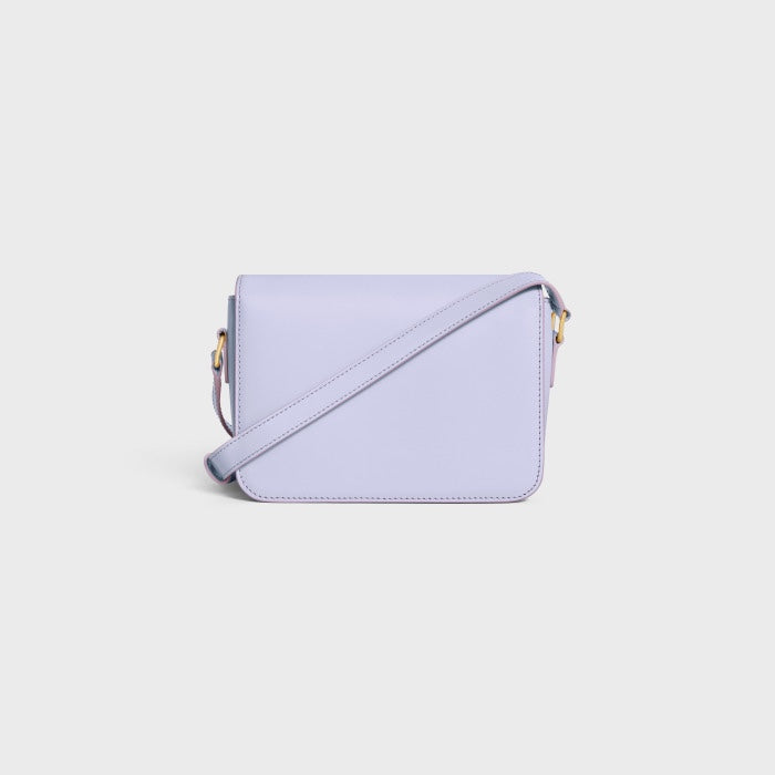 Celine Teen Triomphe Bag in Shiny Calfskin - Lilac