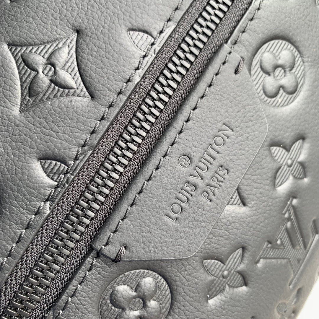 Louis Vuitton Discovery Backpack PM Monogram Shadow Leather - Black