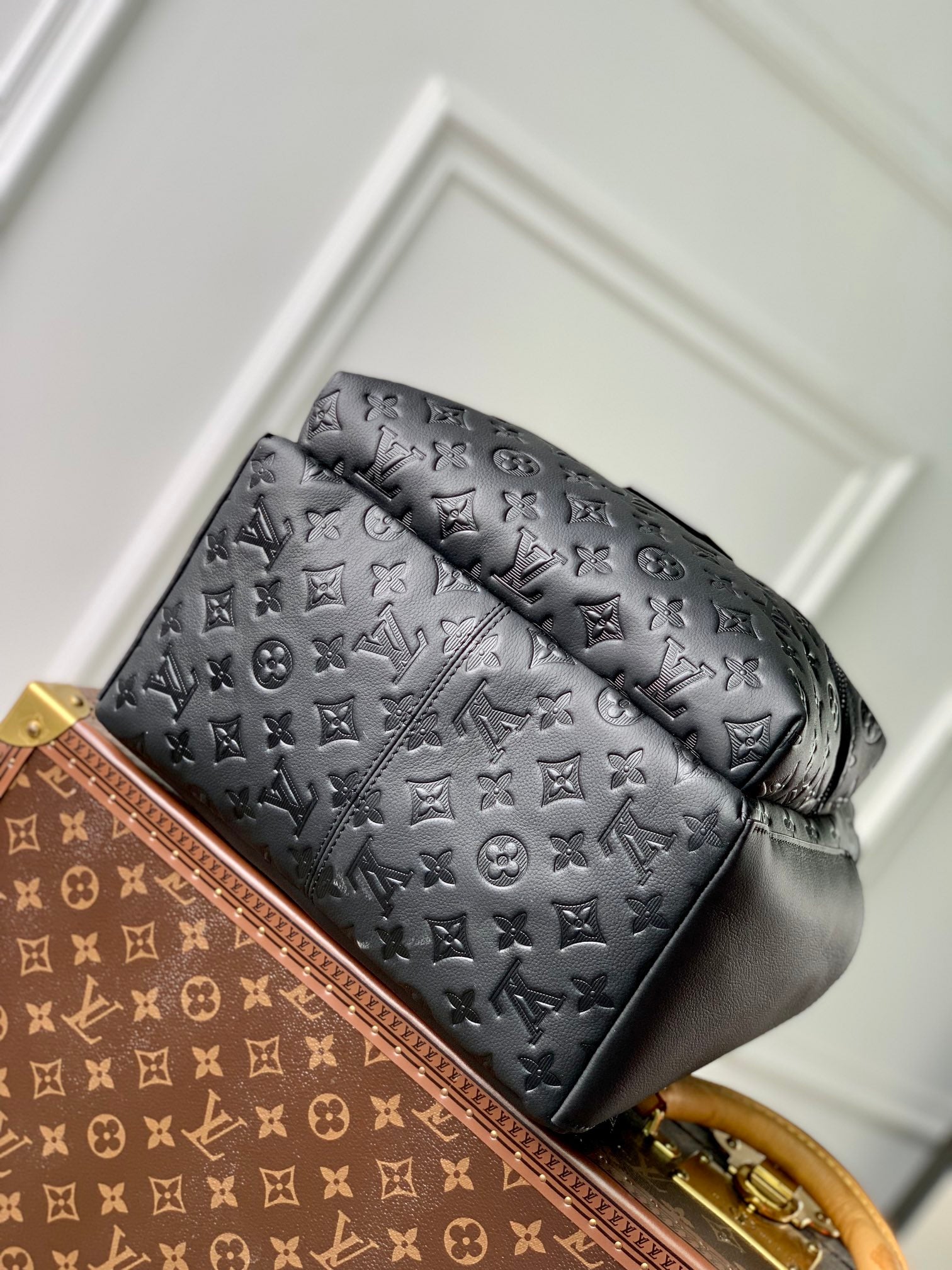 Louis Vuitton Discovery Backpack PM Monogram Shadow Leather - Black
