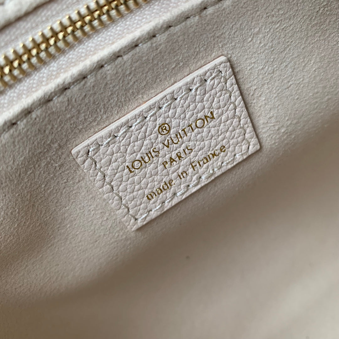 Louis Vuitton OnTheGo PM Monogram Empreinte Leather Tote Bag - Cream Gradient