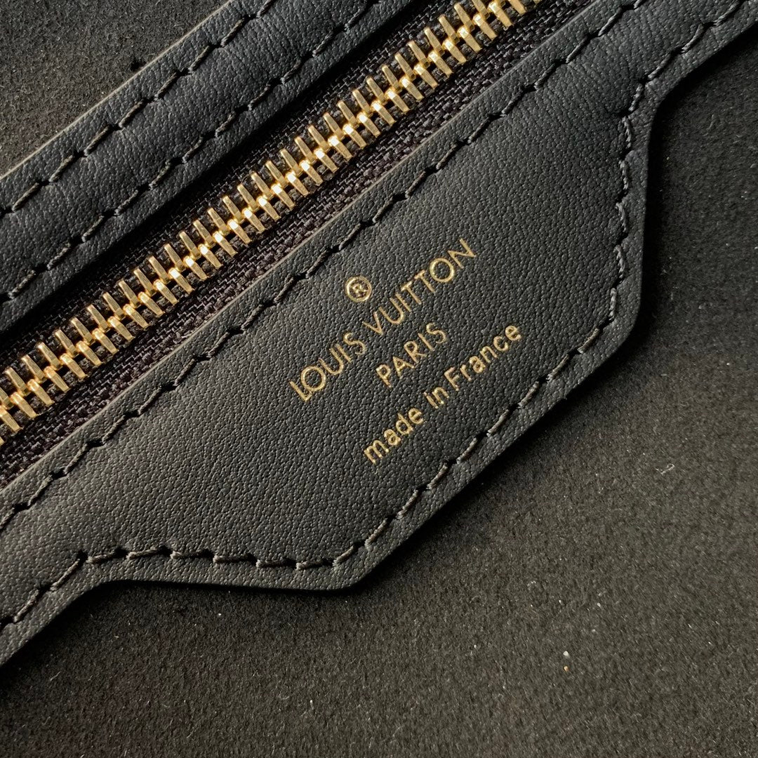 Louis Vuitton Diane Monogram Canvas Shoulder Bag - Black Trim