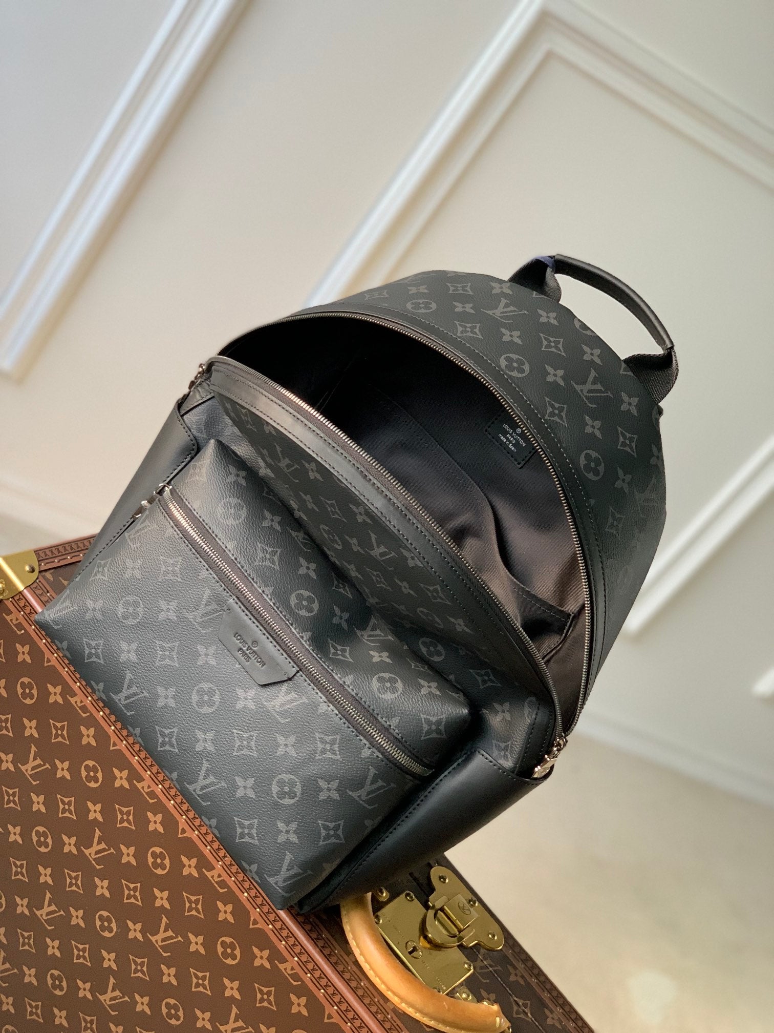 Louis Vuitton Discovery Backpack Monogram Eclipse Canvas