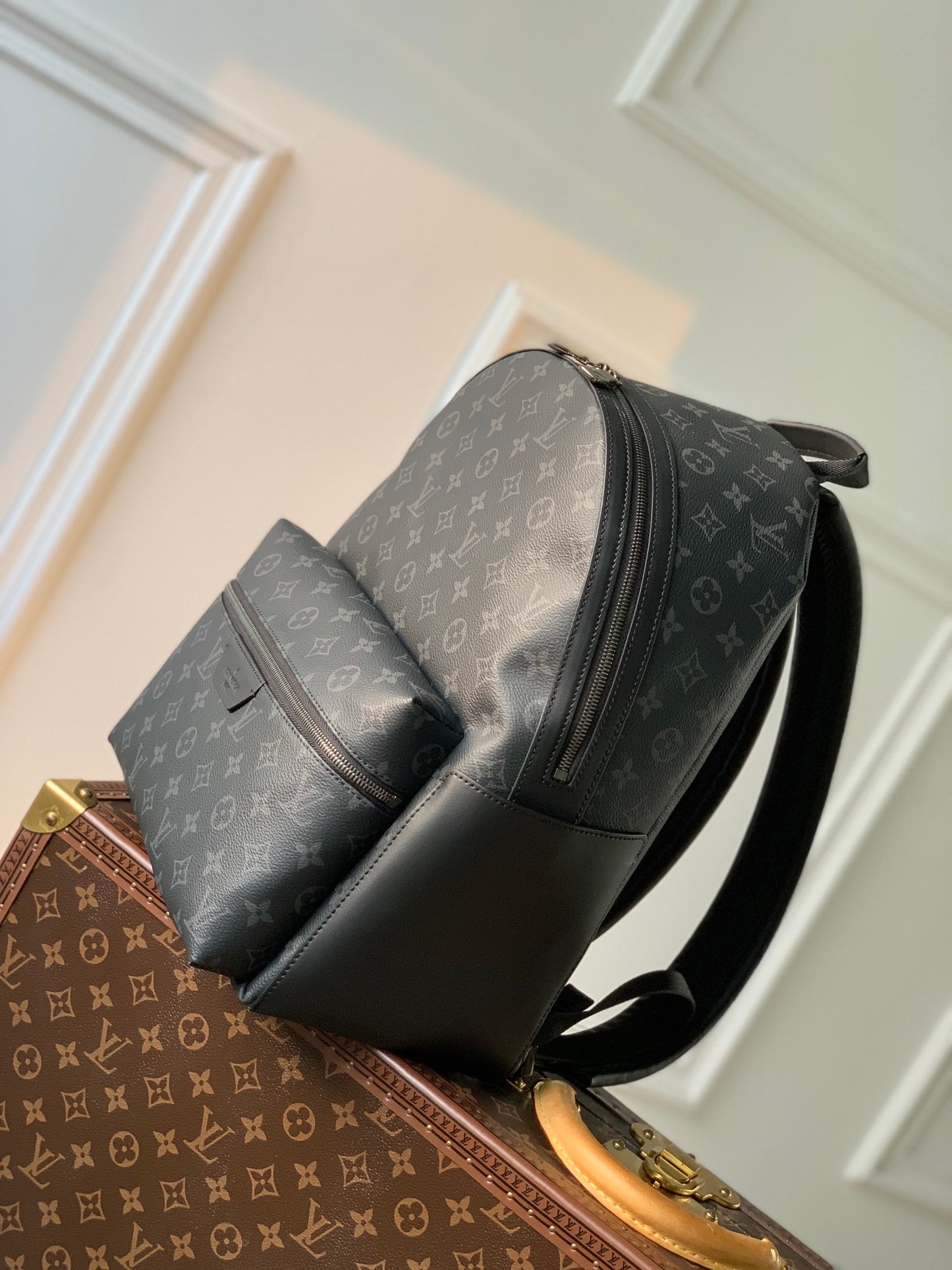 Louis Vuitton Discovery Backpack Monogram Eclipse Canvas