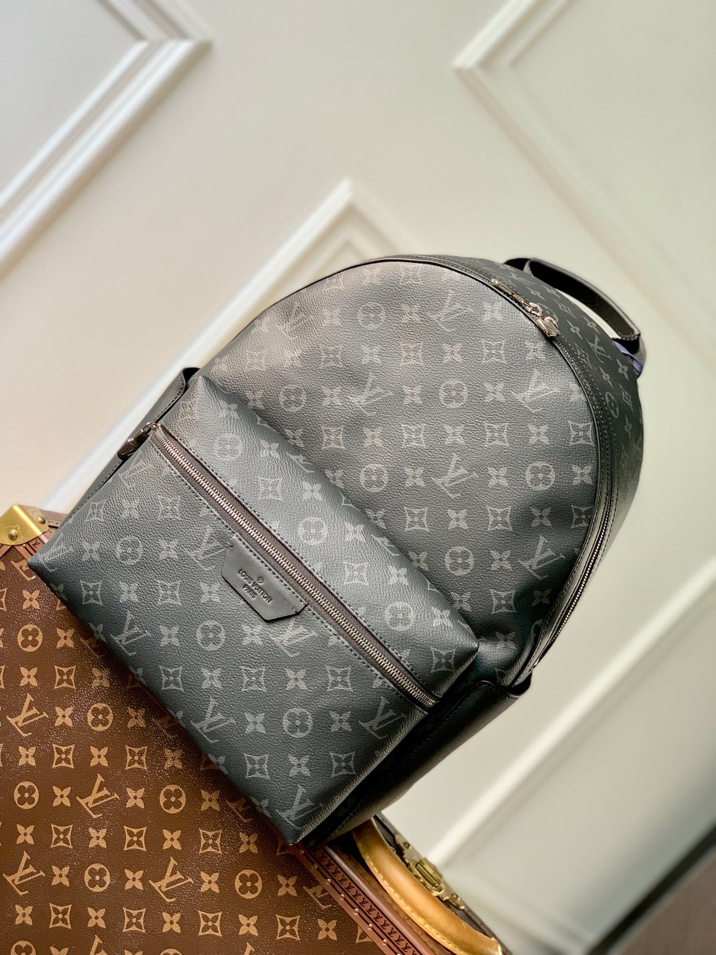 Louis Vuitton Discovery Backpack Monogram Eclipse Canvas
