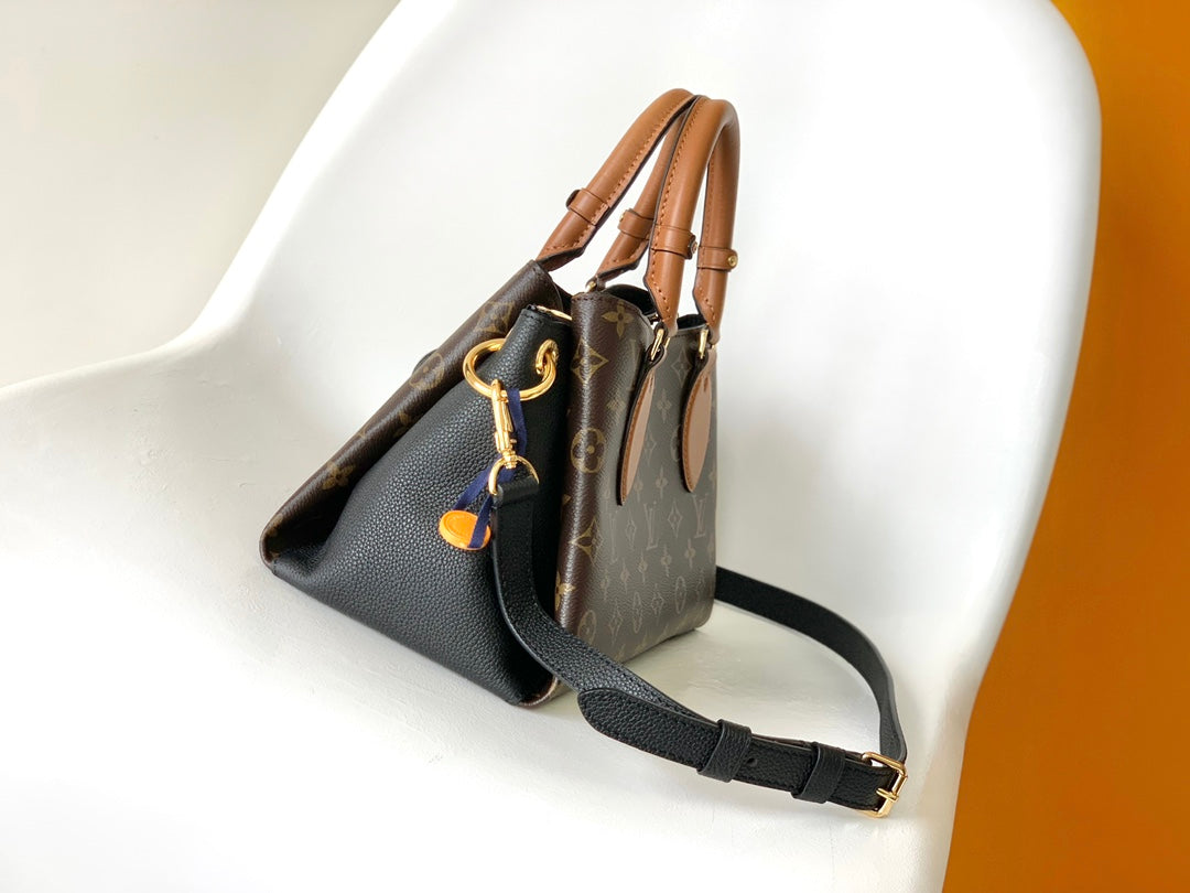 Louis Vuitton Vavin PM Monogram Canvas & Leather Handbag - Brown/Black