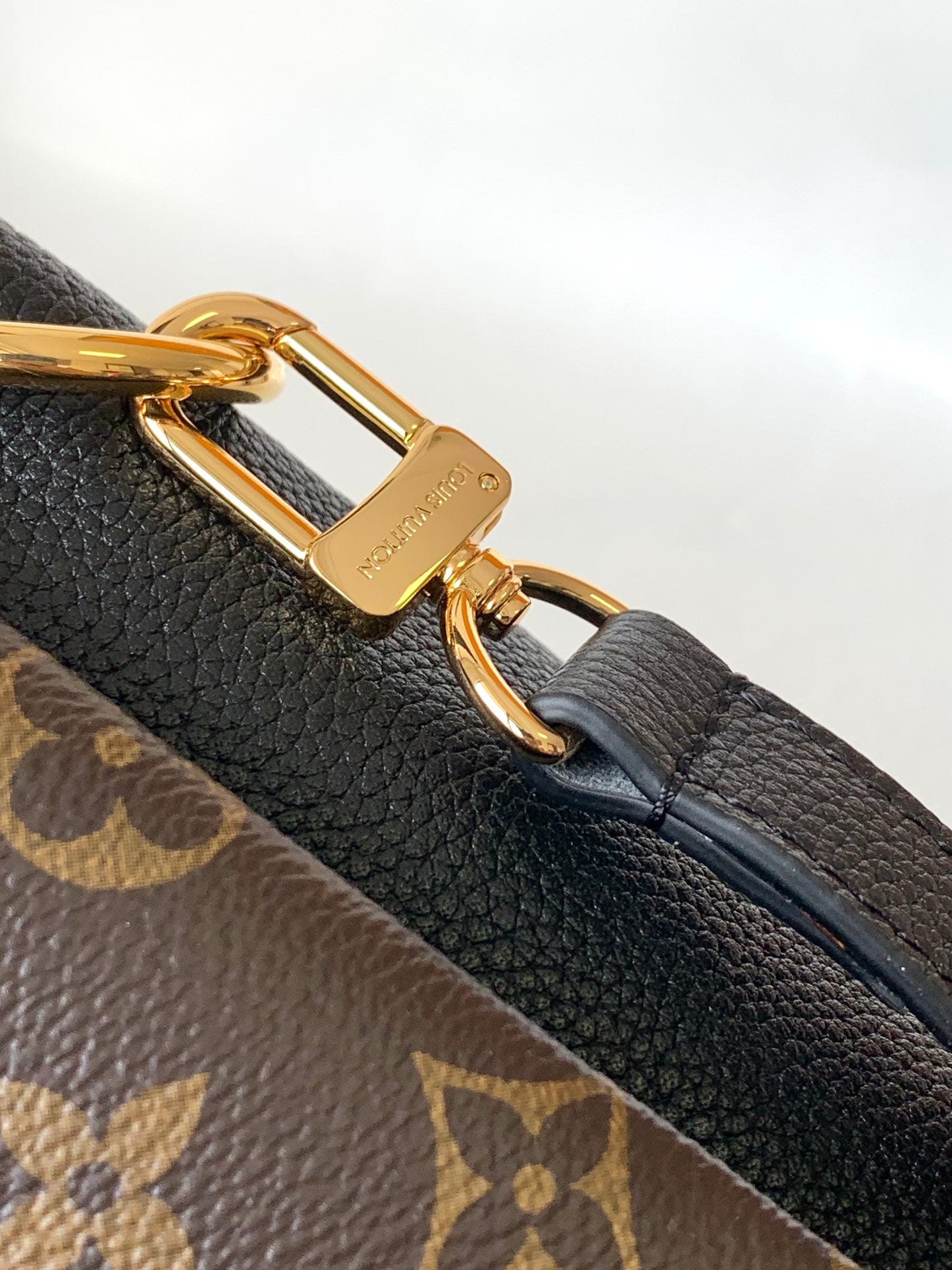 Louis Vuitton Vavin PM Monogram Canvas &amp; Leather Handbag - Brown/Black